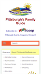 Mobile Screenshot of pittsburghkidsguide.com